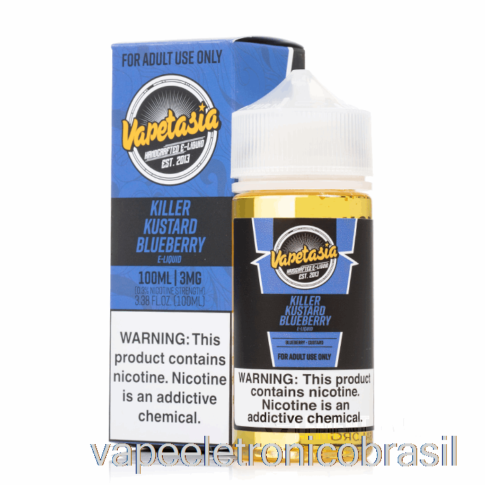 Vape Recarregável Killer Kustard Blueberry - Vapetasia - 100ml 0mg